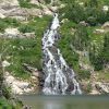 Waterfall at Loch Lomand lake near Alice, CO