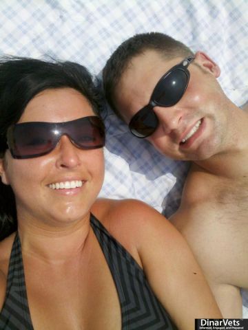 day with my baby at lake michigan