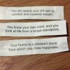 My fortune, my wifes fortune, and my grandsons fortune.