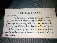 A little Prayer