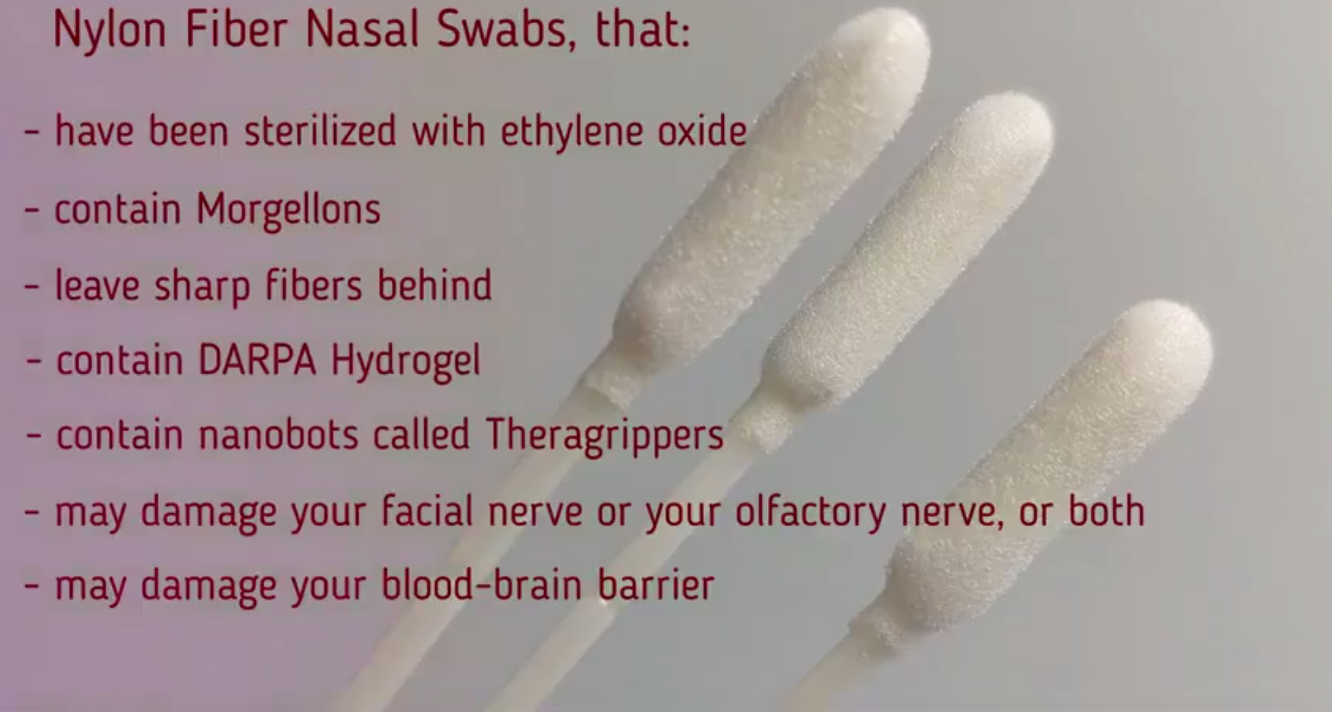 Nasal Swab Facts Natural Cures and Health Talk Dinar Vets Message Board