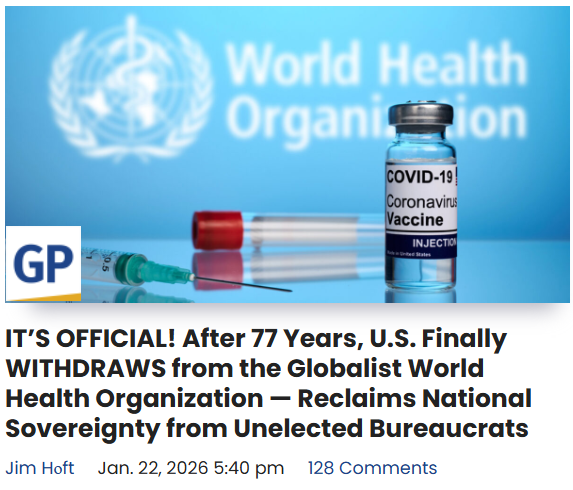 US set to quit World Health Organization - Natural Cures and Health ...